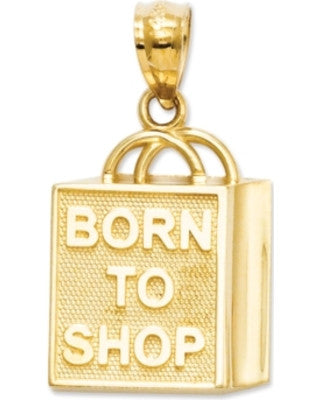 Shop Bag Charm Dangle in Gold
