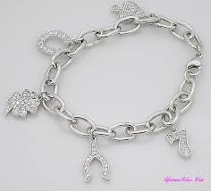 Charm Bracelet Casino in Silver
